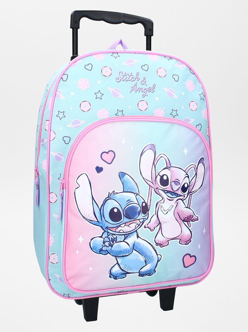 Mochila con ruedas 'Stitch' azul - Kiabi