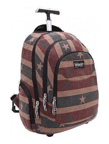 Mochila con ruedas street canvas star 47 cm
