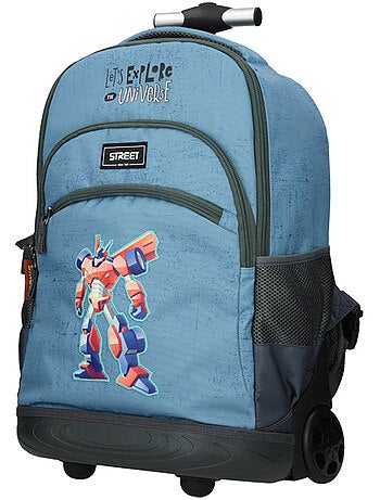 Mochila con ruedas street robots 47 cm