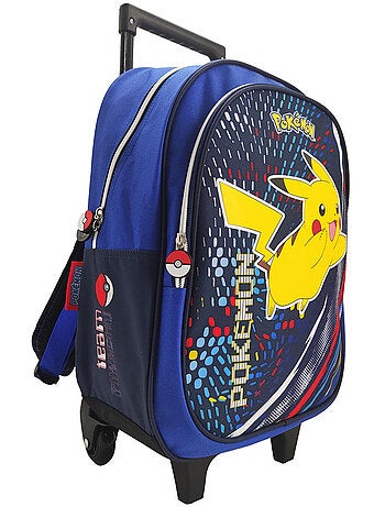 Mochila con ruedas team pikachu pokémon 42 cm