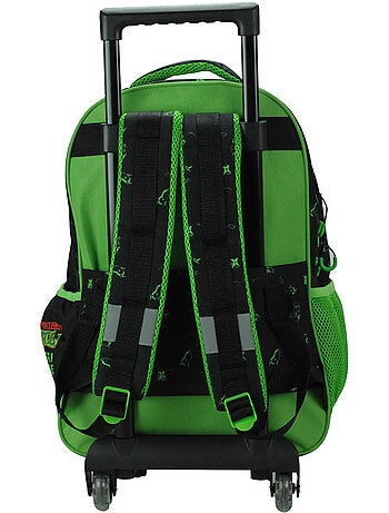 Mochila con ruedas tortuga ninja bros 46 cm - 2 compartimentos