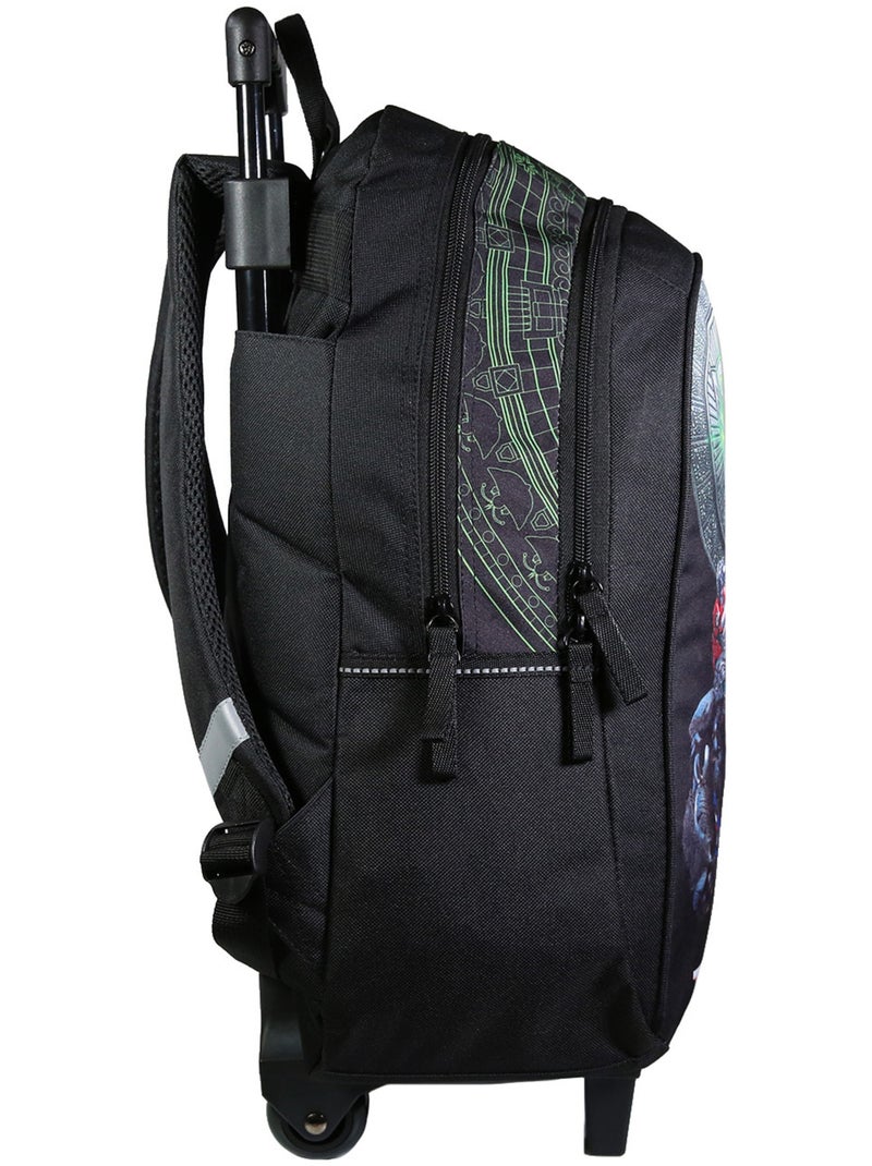 Mochila con ruedas transformers – beasts 45 cm Negro - Kiabi