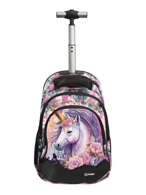 Mochila con ruedas unicornio magique 44 cm - 2 cpt - Kiabi