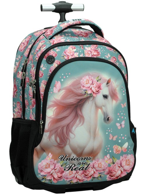 Mochila con ruedas unicornio unicorns are real 48 cm - Kiabi Mochila con ruedas unicornio unicorns are real 48 cm - Kiabi