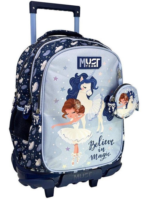 Mochila con ruedas unicornio y bailarina 45 cm - Kiabi Mochila con ruedas unicornio y bailarina 45 cm - Kiabi