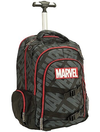 Mochila con ruedas vengadores estampado marvel de nailon y poliéster