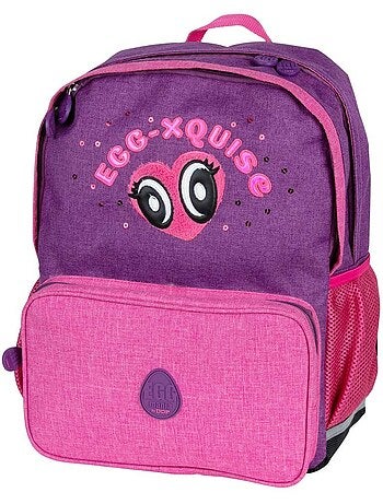 Mochila ddp eggmania 41 cm 2 compartimentos con bolsillos de malla