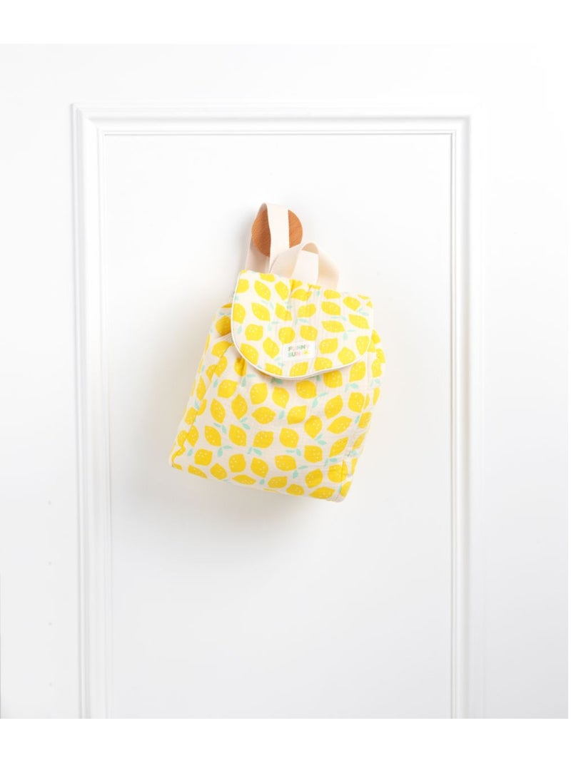 Mochila de algodón para - SAUTHON Amarillo - Kiabi