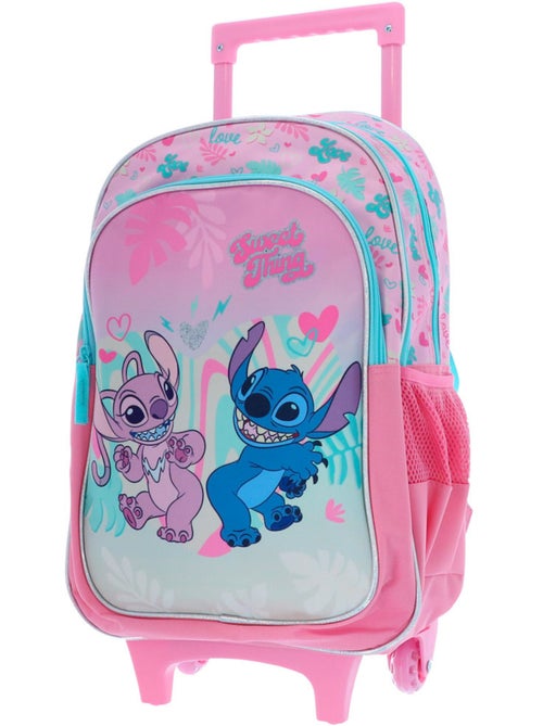 Mochila de cabina con ruedas lilo y stitch 48 cm 2 compartimentos - Kiabi