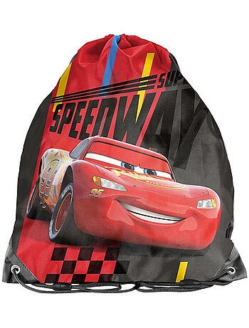Mochila de cordón cars rayo mcqueen 95 38 x 34 cm cars