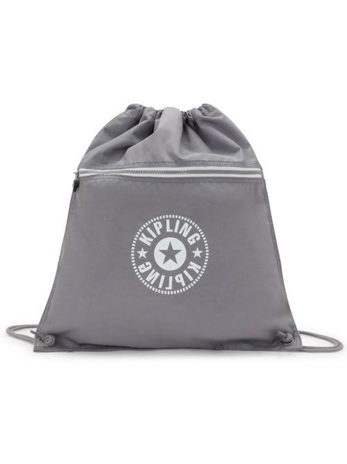 Mochila de cordón supertaboo mono – gris inviting grey – kipling - Kiabi