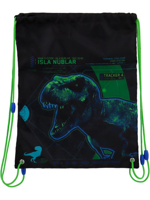 Mochila de cordones jurassic world 40 x 32 cm - Kiabi Mochila de cordones jurassic world 40 x 32 cm - Kiabi