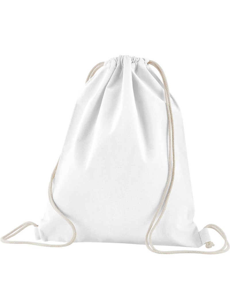 Mochila de cuerdas de algodón orgánico 12 l - westford mill Blanco - Kiabi