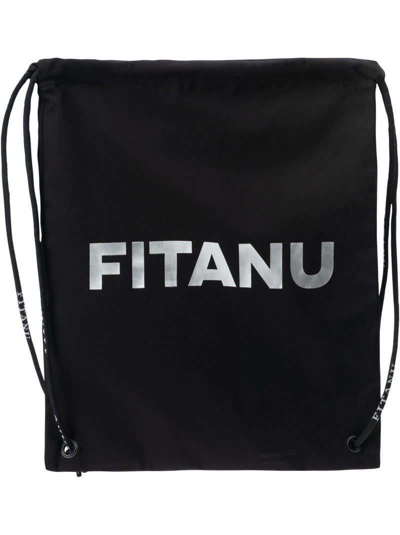 Mochila de cuerdas diseño logotipo stepstow - fitanu Negro Plateado - Kiabi