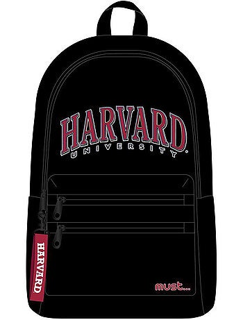 Mochila de estudiante de lona canvas con logotipo harvard cmp