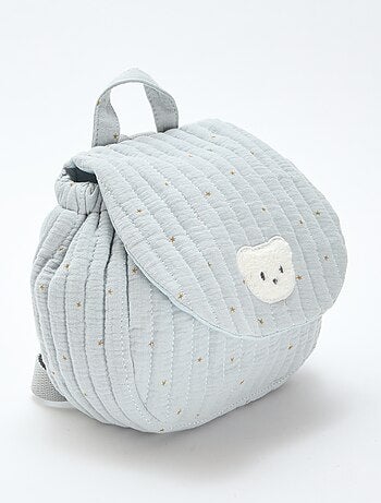 Mochila de gasa de algodón con estampado
