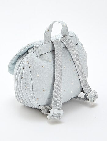 Mochila de gasa de algodón con estampado