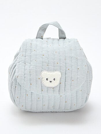 Mochila de gasa de algodón con estampado
