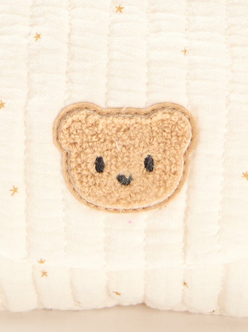 Mochila de gasa de algodón con estampado - Kiabi