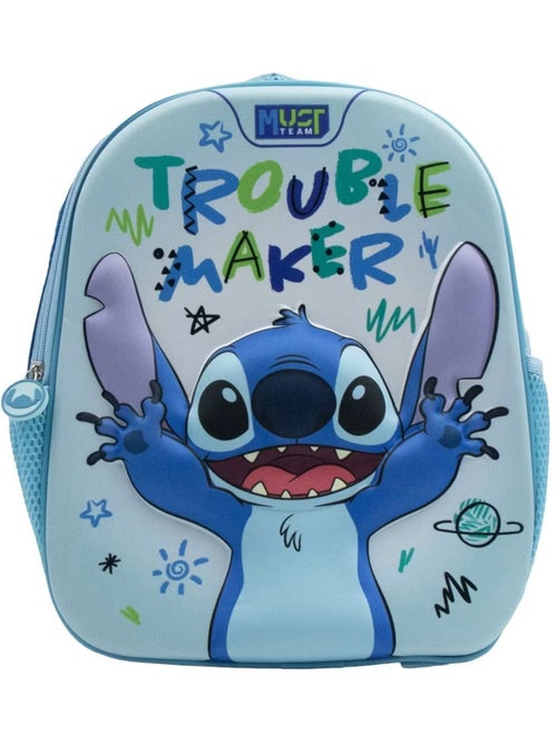 Mochila de infantil stitch 31 cm – 1 compartimento con cremallera - Kiabi Mochila de infantil stitch 31 cm – 1 compartimento con cremallera - Kiabi
