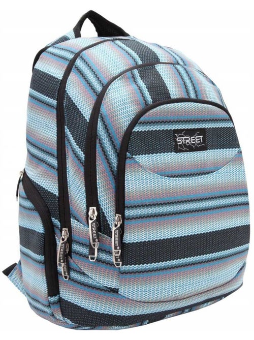 Mochila de lona cmp street - rayas horizontales 2 compartimentos 46 cm - Kiabi Mochila de lona cmp street - rayas horizontales 2 compartimentos 46 cm - Kiabi