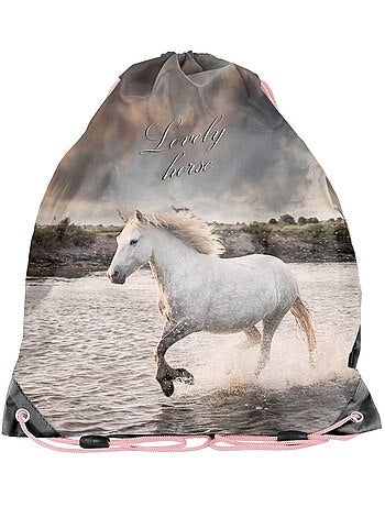 Mochila de natación con cordón lovely horse 38 cm