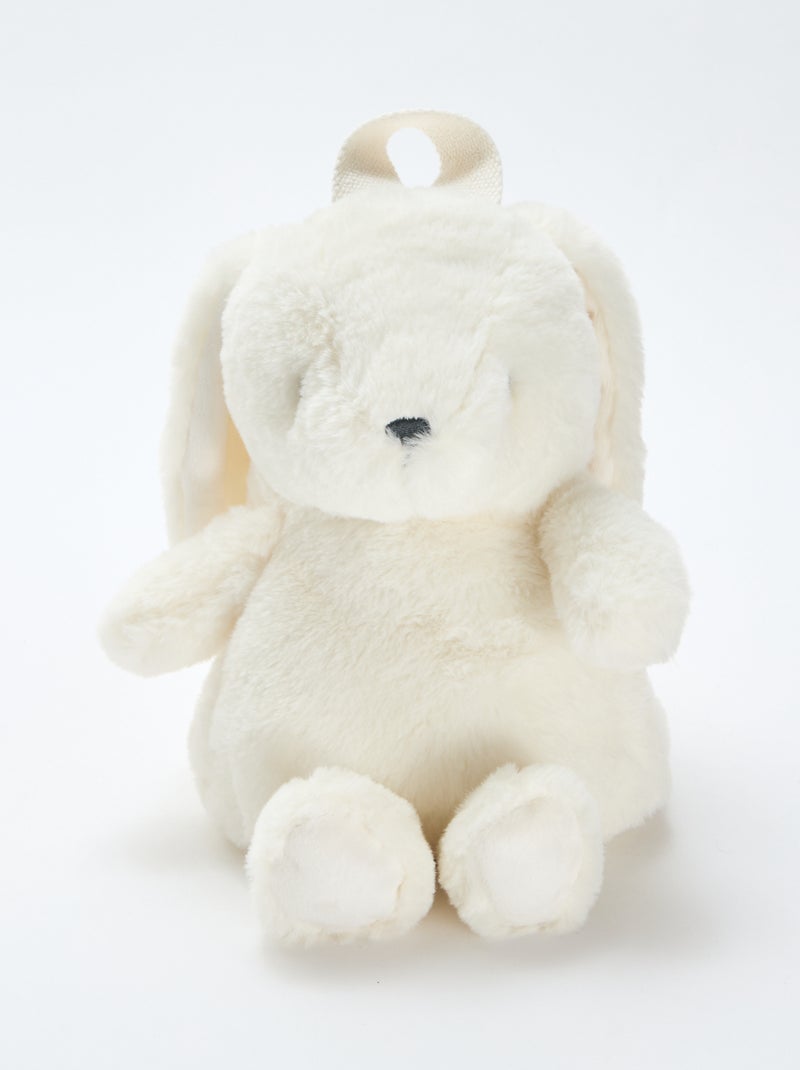 Mochila de peluche 'conejo' Blanco - Kiabi