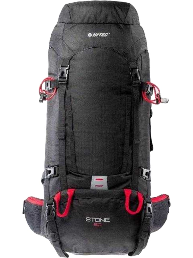 Mochila de senderismo stone 50l - hi-tec Negro - Kiabi
