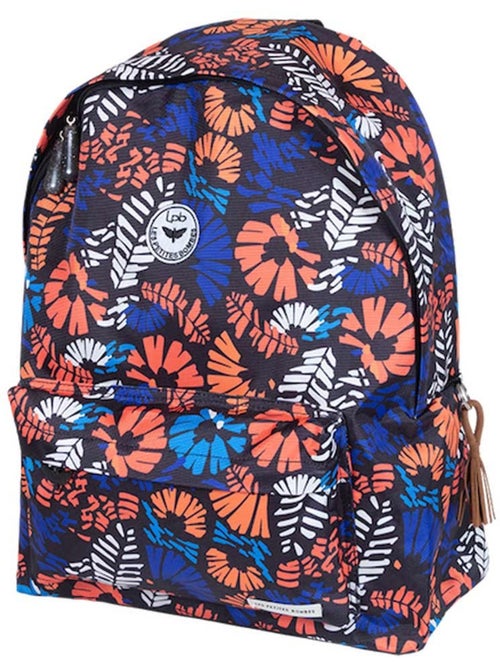 Mochila de tejido les petites bombes tropical 42 cm con cremallera - Kiabi Mochila de tejido les petites bombes tropical 42 cm con cremallera - Kiabi