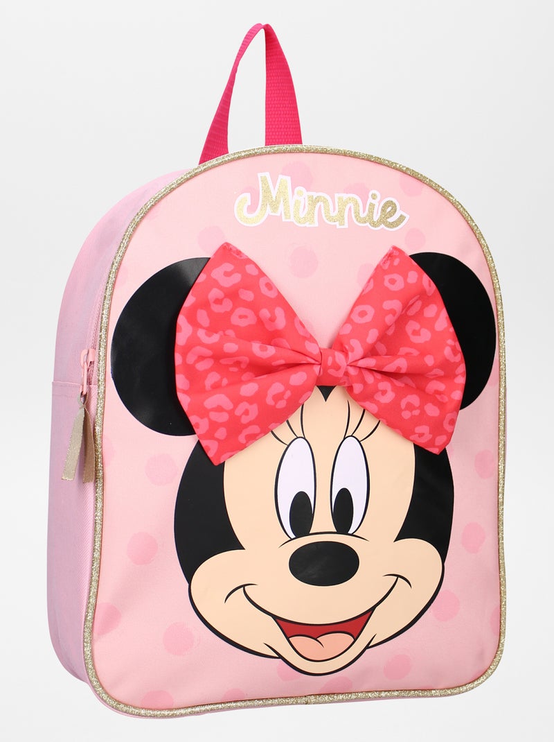 Mochila de tela en relieve 'Minnie' ROSA - Kiabi