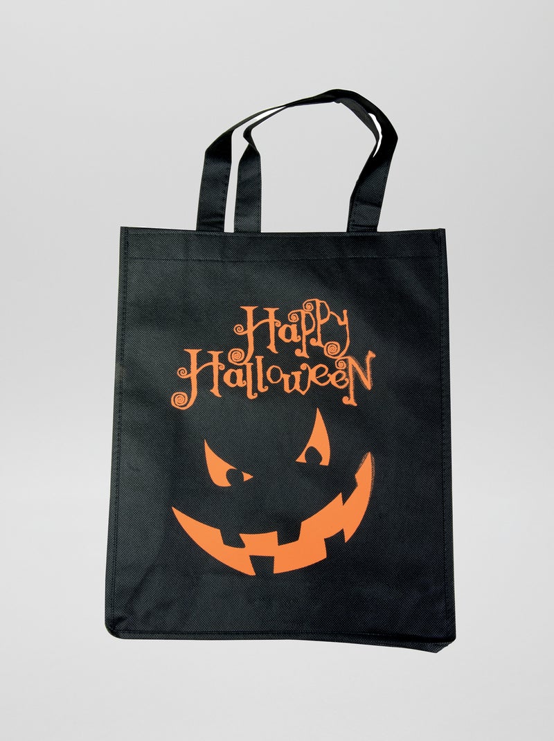 Mochila de tela 'Halloween' negro - Kiabi