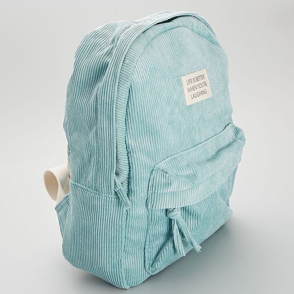 Mochila de terciopelo Mujer talla 34 a 48 - VERDE - Kiabi - 9,00€