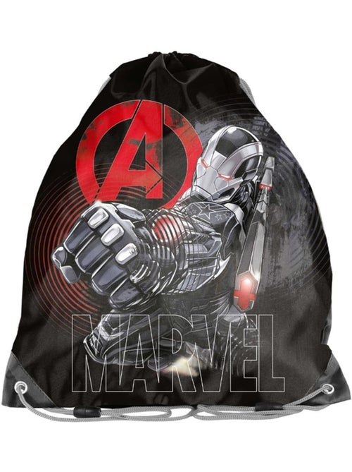 Mochila deportiva de cordón los vengadores iron man de tejido estampado 38 x 34 cm – paso - Kiabi