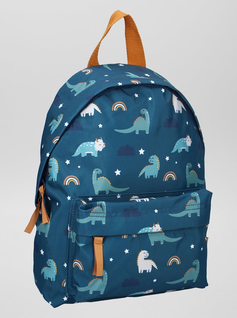 Mochila 'dinosaurios' azul - Kiabi