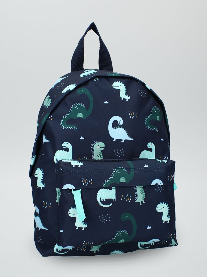 Mochila 'dinosaurios' azul - Kiabi