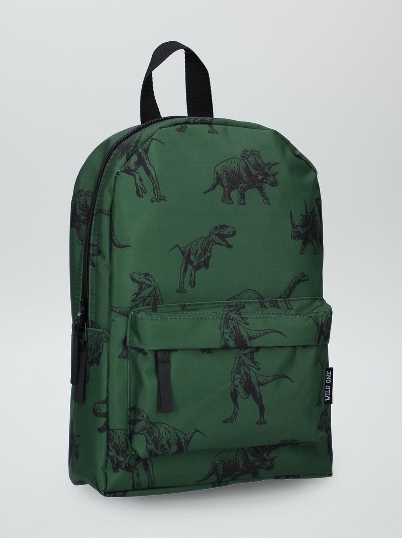 Mochila 'dinosaurios' verde - Kiabi