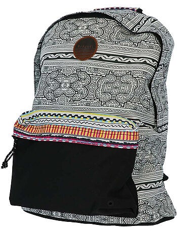 Mochila dome 42 cm rip curl motivo gráfico tribal negro
