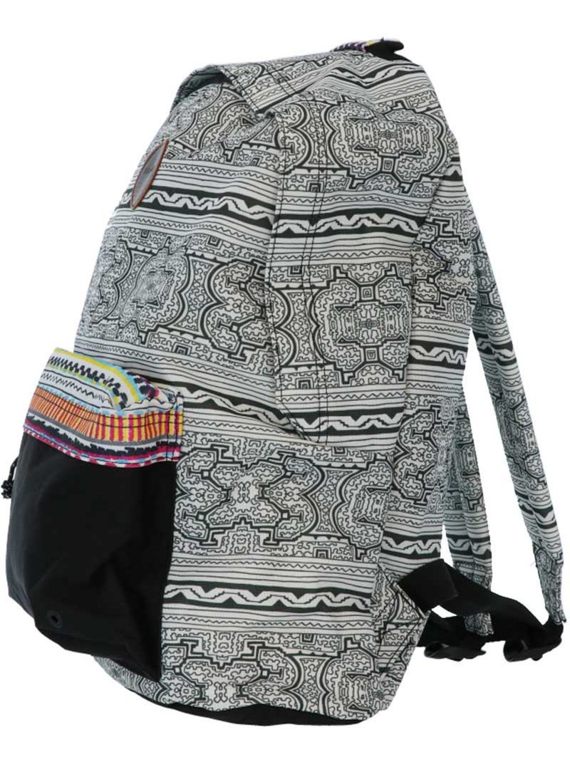 Mochila dome 42 cm rip curl motivo gráfico tribal negro Blanco Negro Gris - Kiabi