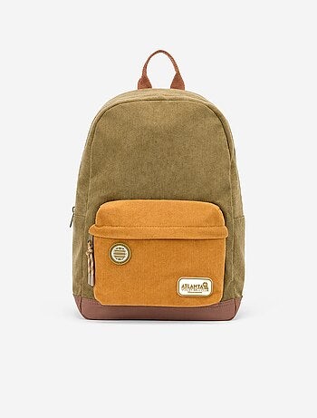 Mochila efecto terciopelo