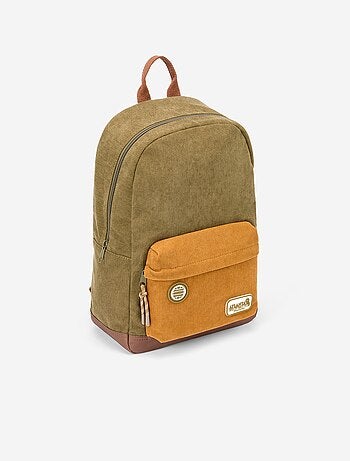 Mochila efecto terciopelo