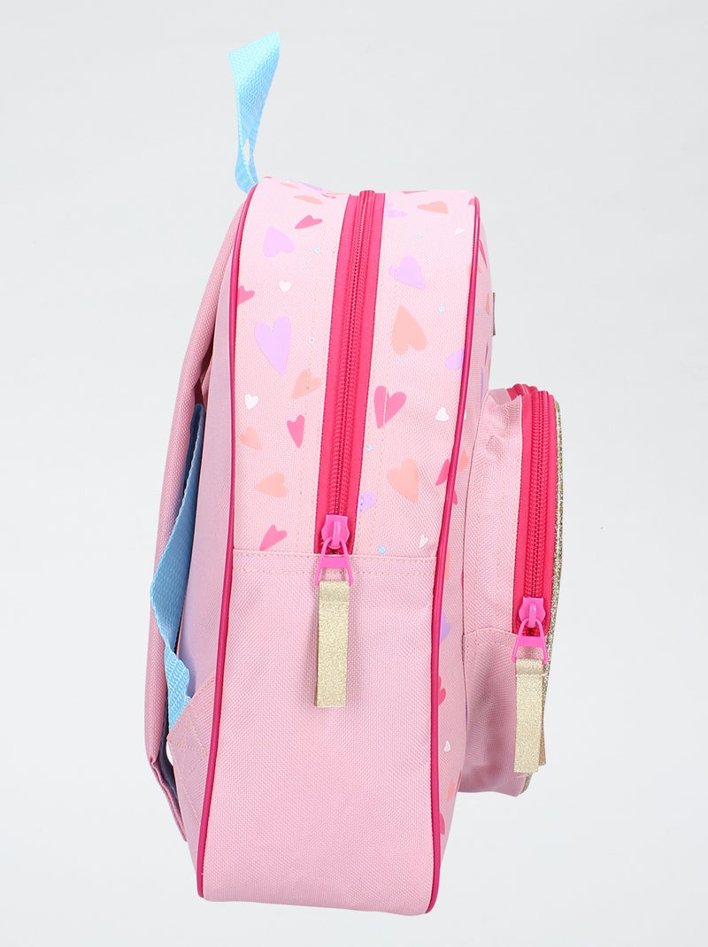Mochila en forma de corazón unicornio Rosa - Kiabi