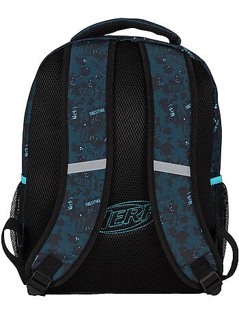 Mochila escolar 2 compartimentos gran capacidad NERF Splash azul