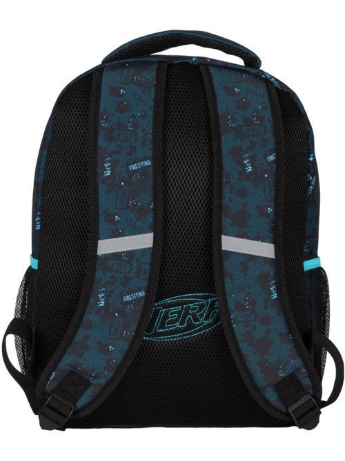 Mochila escolar 2 compartimentos gran capacidad NERF Splash azul - Kiabi Mochila escolar 2 compartimentos gran capacidad NERF Splash azul - Kiabi