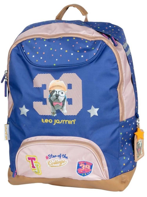 Mochila escolar 2 compartimentos téo jasmin jasmine cat 42 cm - Kiabi Mochila escolar 2 compartimentos téo jasmin jasmine cat 42 cm - Kiabi