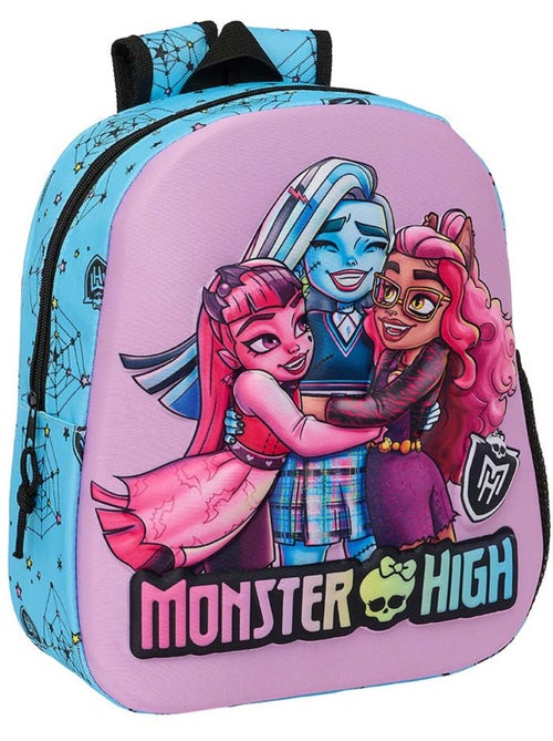 Mochila escolar 3d de tejido monster high safta - Kiabi