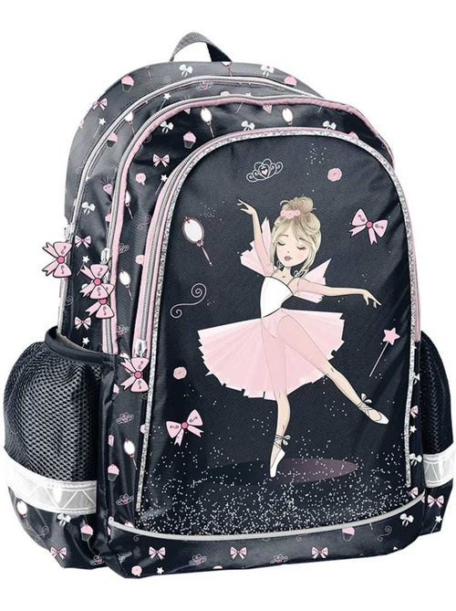 Mochila escolar bailarina de 2 compartimentos 38 cm - Kiabi Mochila escolar bailarina de 2 compartimentos 38 cm - Kiabi