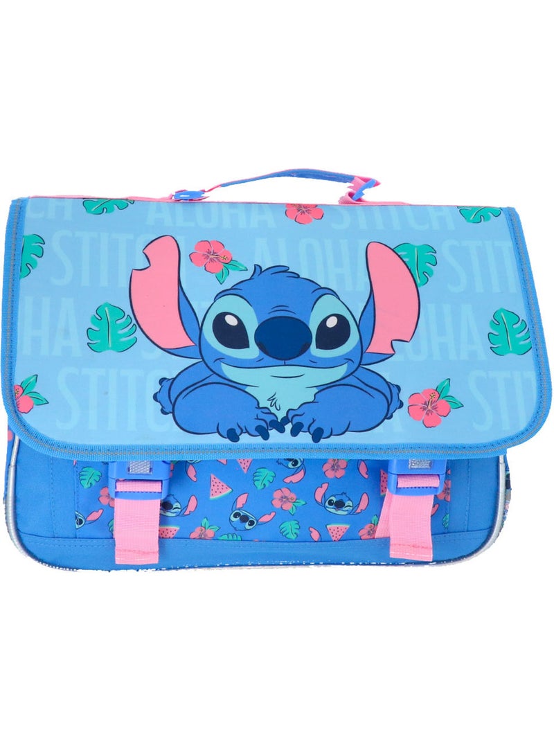 Mochila escolar bandolera lilo y stitch 41 cm motivo stitch sandía Azul claro - Kiabi