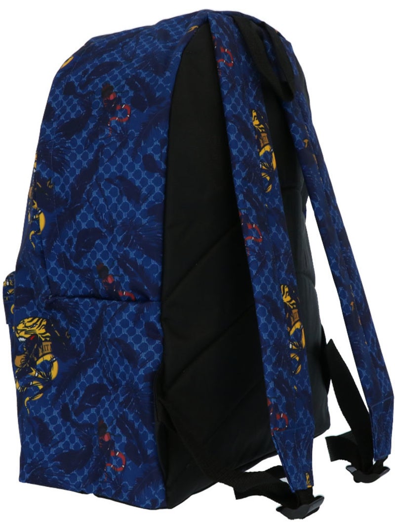 Mochila escolar camps de tejido reforzado con motivo de tigre Azul Azul Azul - Kiabi