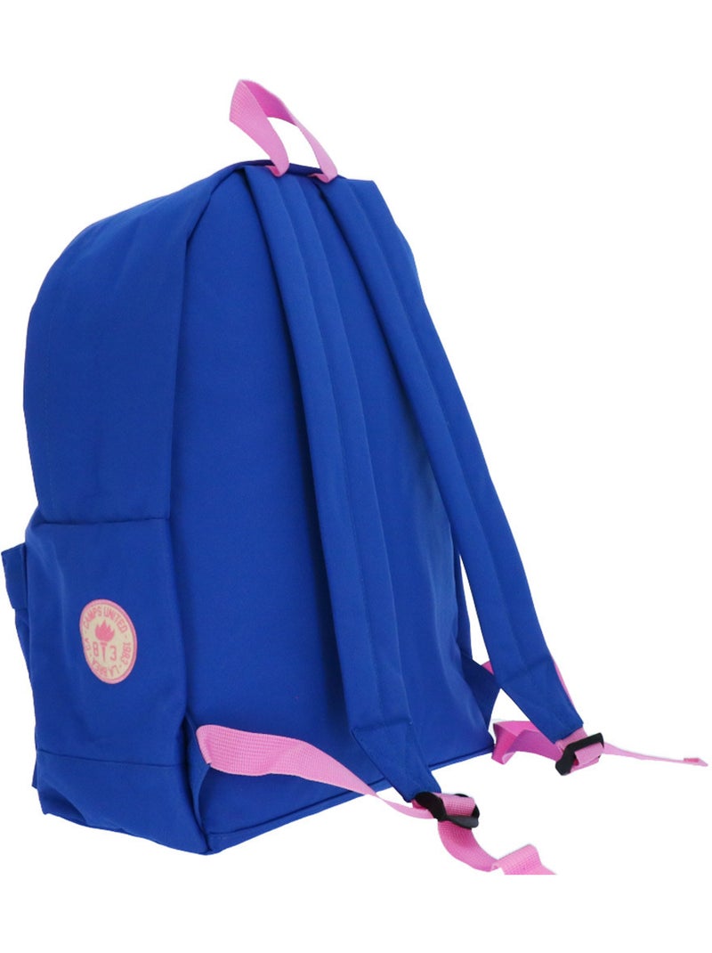 Mochila escolar camps de tejido sintético reforzado 42 cm Azul Rosa - Kiabi