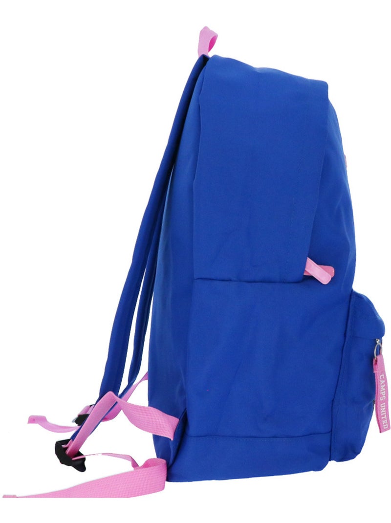 Mochila escolar camps de tejido sintético reforzado 42 cm Azul Rosa - Kiabi